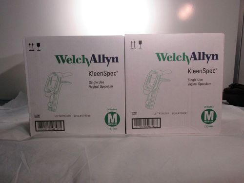 Welch allyn kleenspec vaginal speculums, medium, # 59001 (great price!)box of 24 for sale