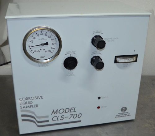 Particle measuring systems corrosive liquid sampler model cls-700 #1 for sale