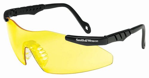 Smith &amp; Wesson Magnum 3G Mini Safety Glasses (Lot of 2), Amber Lens, NEW