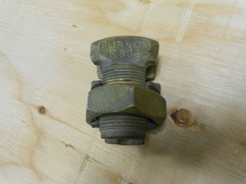 Burndy ks34 split bolt connector servit 500 mcm for sale