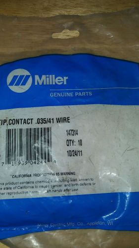 Miller Mig Contact Tips 10 .035/41 pack of 10 147314