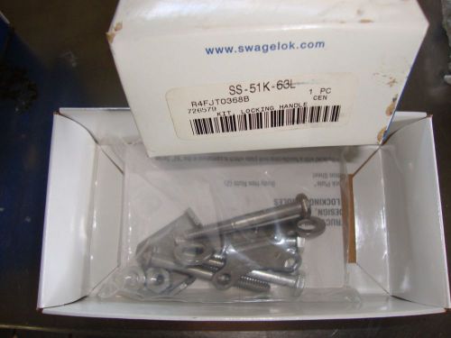 (7) new swagelok ss-51k-63l 316ss locking handle kits for sale