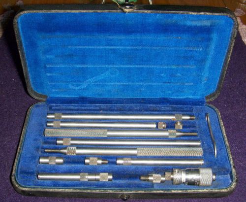 Reed Tool Works Worcester, MA Micrometer Caliper Set Watchmaker