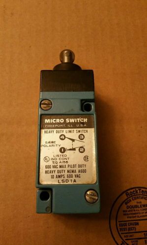 NEW - Honeywell LSD1A Microswitch Limit Switch TopRoller