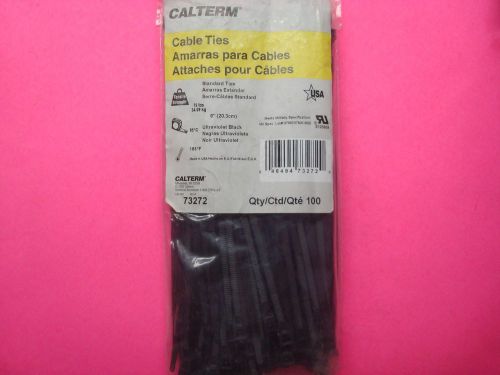 100 8 inch 75LB NYLON CABLE WIRE ZIP TIES 75LB MADE IN USA QUALITY MILITARY SPEC