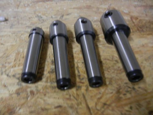 mt3 end mill holder set 1/4 - 3/8 - 1/2 - 3/4 (taped for 3/8-16 draw bar)