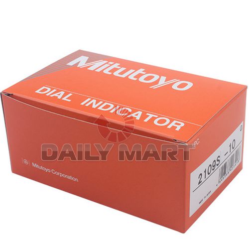 New Mitutoyo 2109S-10 High Resolution Dial Micron Dial Indicator 0-1mm 0.001 1PC