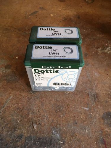 Dottie LW14 1/4&#034; Lock Washers QTY 200