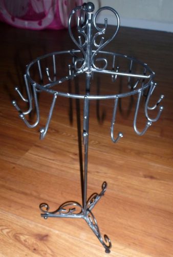 Spinning Jewelry/Necklace Rack - Black
