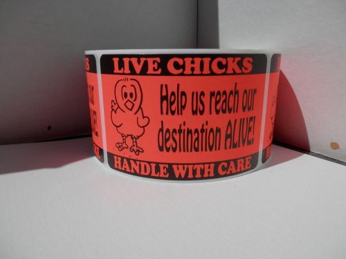 LIVE CHICKS Help us reach our destination ALIVE Hatching Egg red Labels 250/rl
