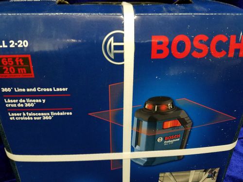 NEW IN BOX BOSCH GLL 2-20 LINE AND CROSS LASER