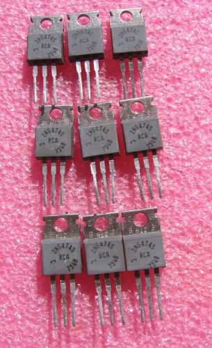Lot of 10 RCA 2N6474 Si NPN power transistor 120V 4A 40W TO-220