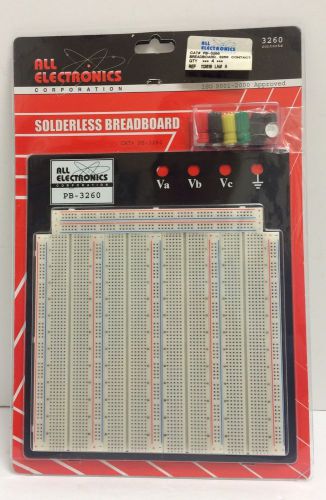 Solderless Breadboard PB 3260 All Electronics Corporation