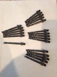 #13 (.185) Threaded Drill Bits, Qty. 21  2&#034; Long , 1/4-28 Thread