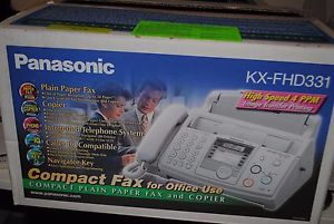Panasonic Plain Paper Fax / Copier KX-FHD331 w/manual in Box
