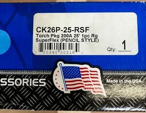CK WORLDWIDE CK26P-25-RSF 200A SUPERLFEX TIG TORCH