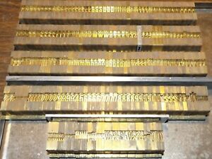 Ludlow GOTHIC CONDENSED #2 24 Point Matrix, Attention Printers &amp; Crafters
