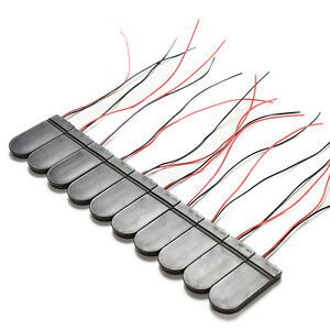 10x Simple CR2032 3V Button Coin Cell Battery Holder Case Box With On-Off L Ry