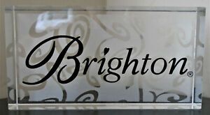 BRIGHTON ACRYLIC ADVERTISING BLOCK. *ECU*