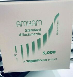 Amram 5&#034; Tagging Barbs Price Tags Attachments Box of 5000 New in Box