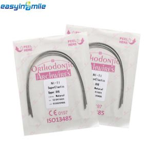 2packs of Rectangle Wire EASYINSMILE Niti Wires in Orthodontics 17*22Upper&amp;Lower