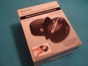 KYOCERA ELECTRIC KNIFE SHARPNER BATTREY POWERED DIAMOND GRINDING STONE