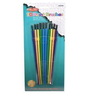 CHARLES LEONARD INC (24 PK) PLASTIC ARTIST BRUSHES 10PK 73310BN