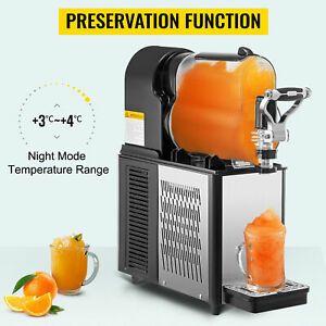 Slushy Machine Daiquiri Machine Commercial 3L Frozen Drink Slush Machine Black