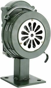 Air Raid Alarm Base Mount 110db Loud Portable Siren Hand Crank  Manual Operated