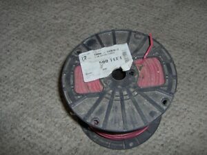 12 THHN THWN SOLID RED, 500’ reel, NOS