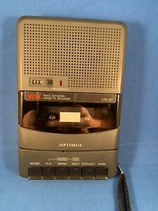 Vox Optimus CTR-107 Radio Shack Voice Activated Cassette Tape Recorder