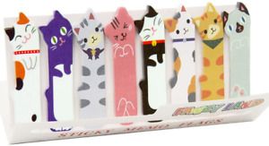 360 Cute Cat Sticky Notes Page Flags Index Tabs for Cat Lovers Kids Office Schoo