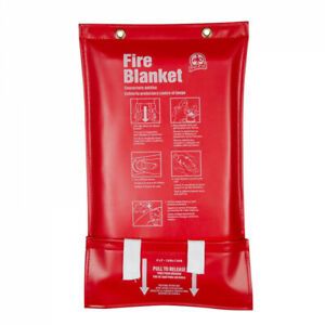 Blankets Woven Glass Fibre Fire Proof in PVC Pouch size 6&#039;x5&#039;