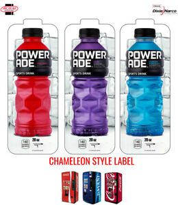 Royal Vendors Chameleon CUSTOM Vend Label (Flavor Strip) - Powerade Variety Pack