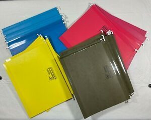 Pendaflex &amp; Other Brand Hanging File Folders 1/5 Tab Letter Assorted - Lot of 24