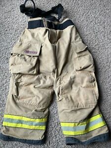 Globe Fire Fighter Firefighter G-XTREME Trouser Pants Suspenders 36 X 28 2005