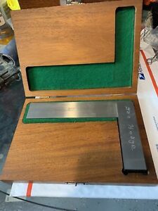 Lufkin 166 Solid 6&#034; Square w/ Half Case - vintage usa fixed precision 166-6