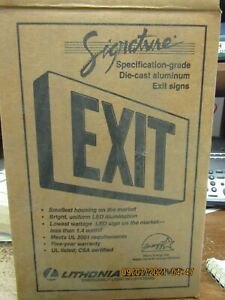 LITHONIA LIGHTING LE S R 120/277V EXIT LIGHT