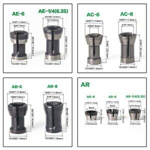 Collets Adapter Carbon Steel Machine Shank Trimming Practical Reliable