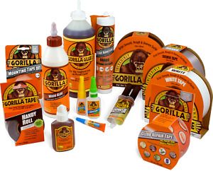 Gorilla products, Pick From The Toughest tape/glue, comes in Various Sizes