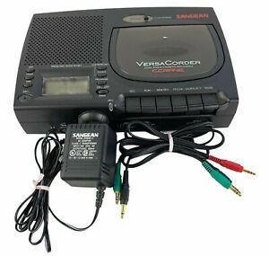 Sangean Versa Corder Dual Speed Cassette Recorder C.Crane Tested &amp; Working