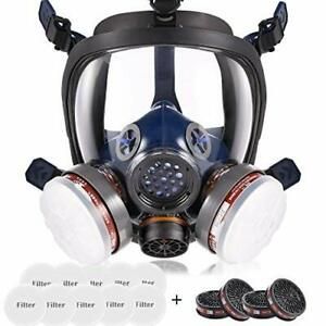 17 in1 Full Face Respirator Respirator Face for Painting workshop outdoorcleanin