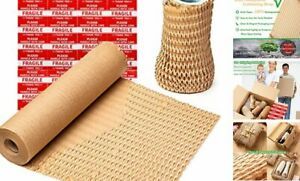 Packing Paper 15&#034;x128&#039; Honeycomb Cushion Wrap Roll with 20 15 Inch x 128 Feet