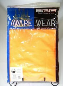 Hi-Vis Safety Wear Type R Class 3 Large Orange Long Sleeve Shirt Size Medium T3