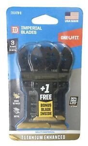 Imperial Blades IBOATV-3 3ct Variety Pk Titanium Enhanced Oscillating Tool Blade