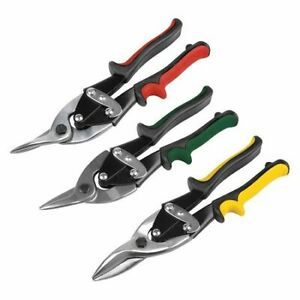 PERFORMANCE TOOL W2040 Aviation Tin Snip Set,3pc