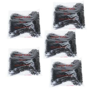 5000Pcs 5&#034; Self-Locking Network Nylon Plastic Cable Wire Tag Tie Cord Black