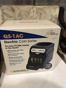 Royal Sovereign QS-1AC Electric 1 Row Coin Sorter Brand New In Open Box