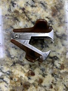 Vintage 1980&#039;s Bostitch Staple Remover Brown Good Working Condition FREE S/H
