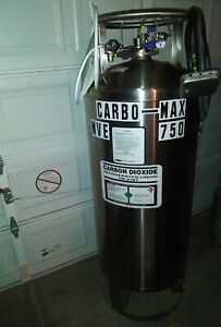 Carbo-Max 750 Co2 Tank Soda/Beer/Brewering/Seltzer Beverage Carbonation System